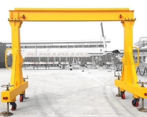 portable mobile adjustable lifting aluminum gantry crane(2)